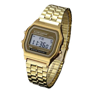 Relógios De Pulso Retro Vintage Wr Dourado Relógios De Pulso Retro Vintage Wr Dourado