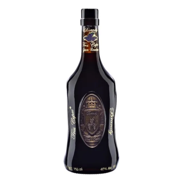 Pack De 2 Brandy Tres Cepas Gran Reserva 750 Ml
