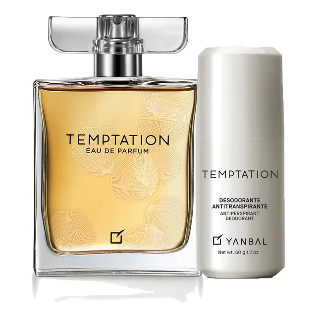 Temptation Perfume De Mujer Con Desodorante Yanbal