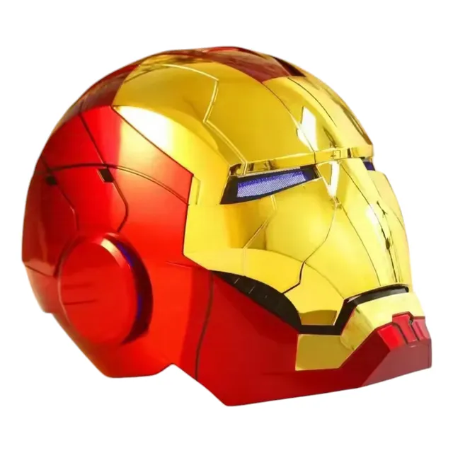 Casco Electrónico Iron Man Por Comando De Voz Máscara Marvel