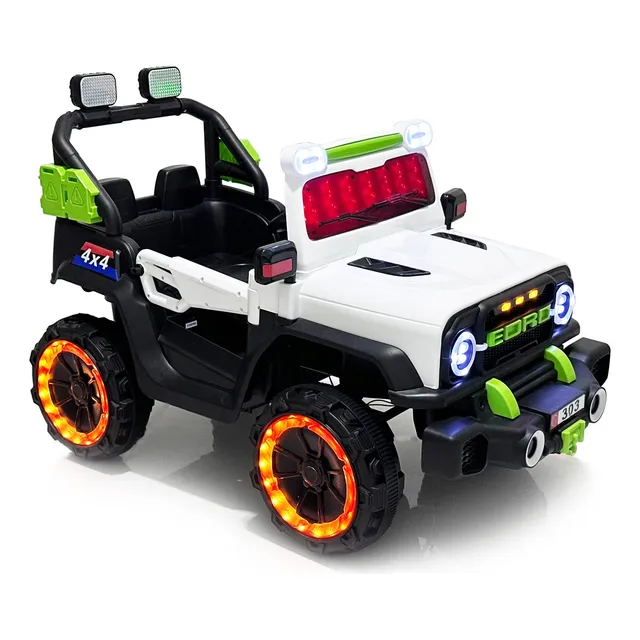 Carro Moto Electricos Niños 4x4 Control Musica Luces Ref 255
