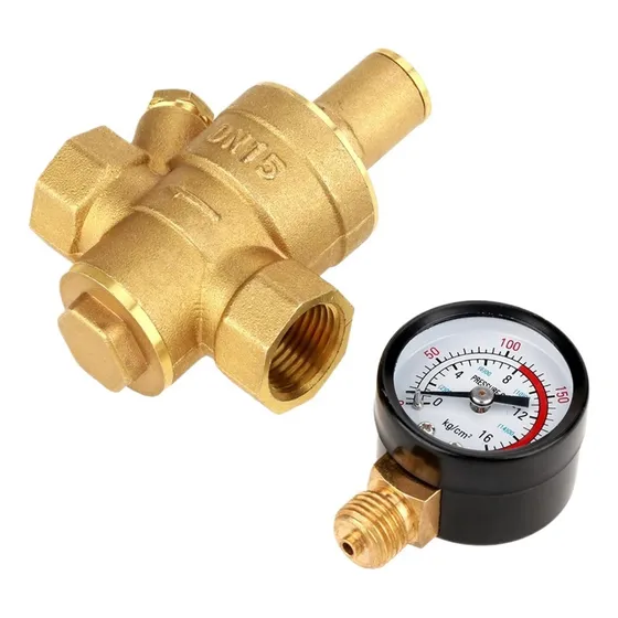Dn15 Latón Regulador De Presión De Agua Ajustable Reductor