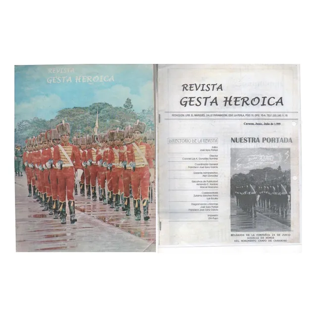 Revista Gesta Heroica Caracas Junio Julio 1999