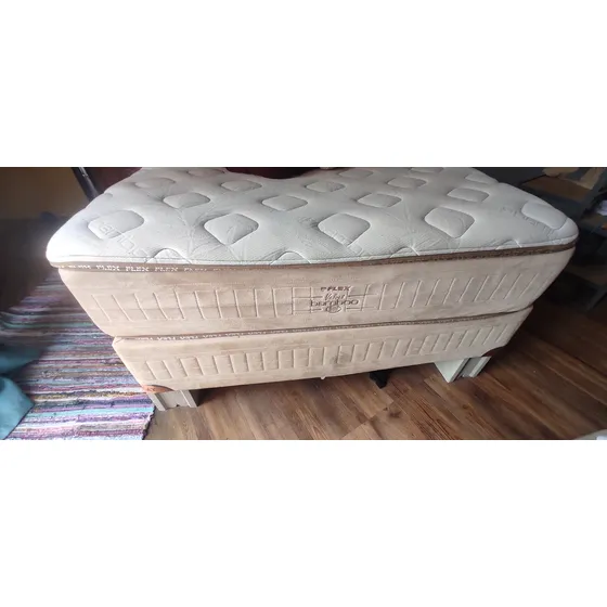 Colchón Sommier Flex Velvet Bamboo (2 Plazas 188x138)