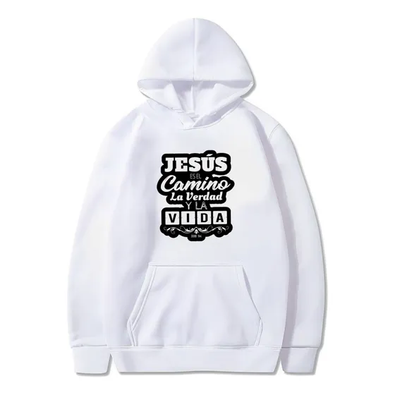 Buzo Hoodie Sweater Con Capota Ocz48 Jesus Cristiana Dios
