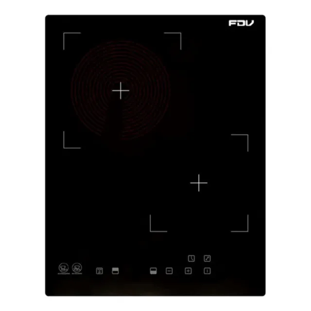 Encimera Fdv Vitrocerámica 2 Black