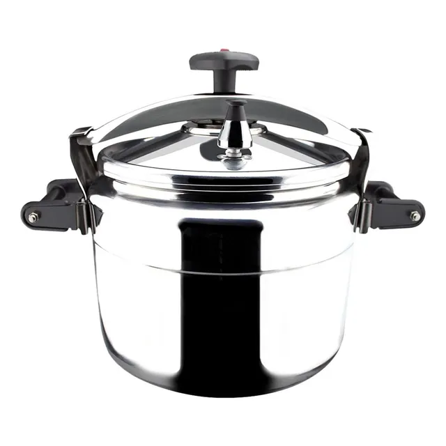Olla Express 22l Acero Inox Y Alumunio Magefesa Opchef22l Plateado