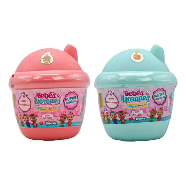 Bebes Llorones Pack Casita Biberon Rosa Y Azul Fotorama