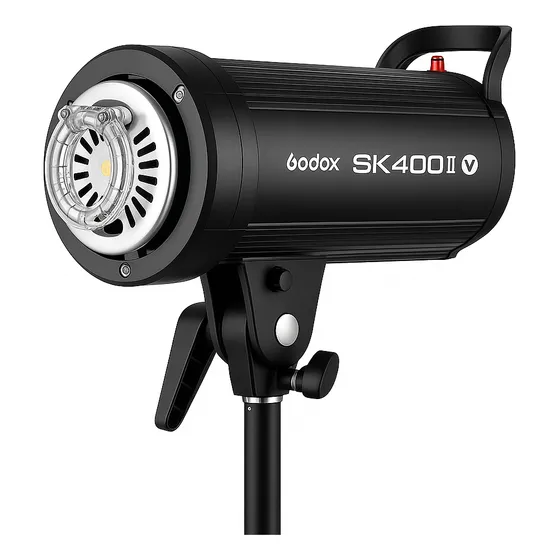 Flash Tocha Estúdio Godox Sk400 Ii-v Lâmpada Led 110v