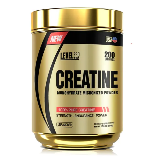 Creatina Monohidratada Level Pro 500g - Fisica Sabor Sin Sabor