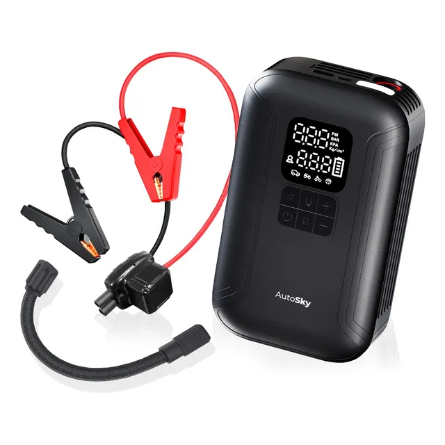 Arrancador De Emergencia Con Inflador De Neumaticos  Autosk