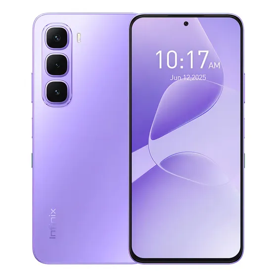 Celular Infinix Hot 60i Dual Sim Infinix Ai 8 GB Ram 256 GB Rom Screen De 6.7 Pulgadas A 120 Hz Morado Battery De 5160 mAh Rapid Charge De 45 W Ip64 NFC | Cuotas sin interés