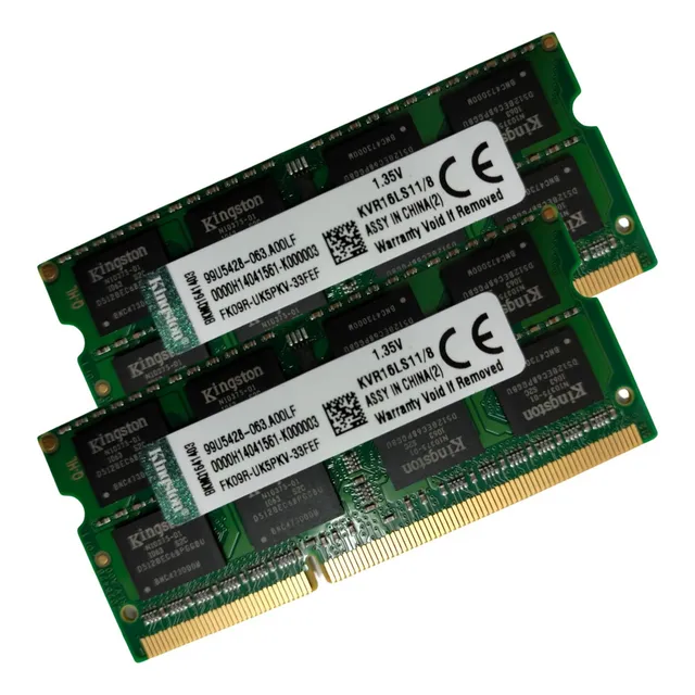Memoria Ram Kingston 16gb Pc3l (2x8gb) 1600mhzportatil