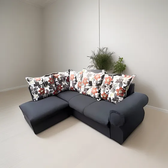 Sillón Living Aspen Sofá Esquinero 5 Cuerpos 2x2mts Nordico