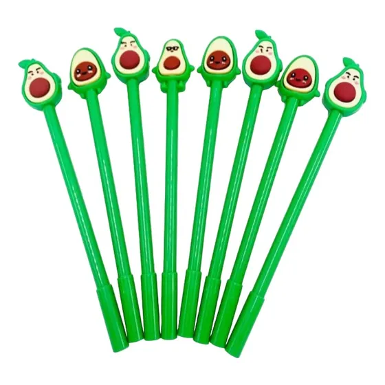 Esfero Lapicero Aguacate Kawaii  X12 Unidades
