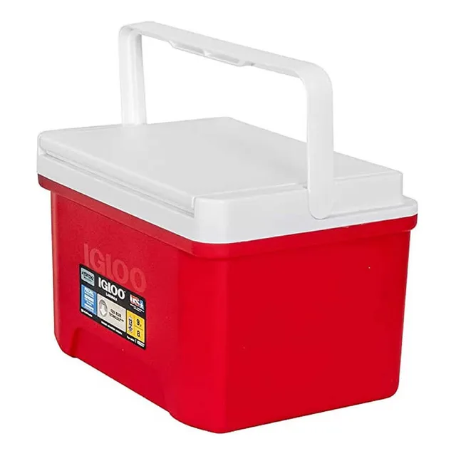Hielera Laguna 9 Qt Roja 13 Latas Igloo