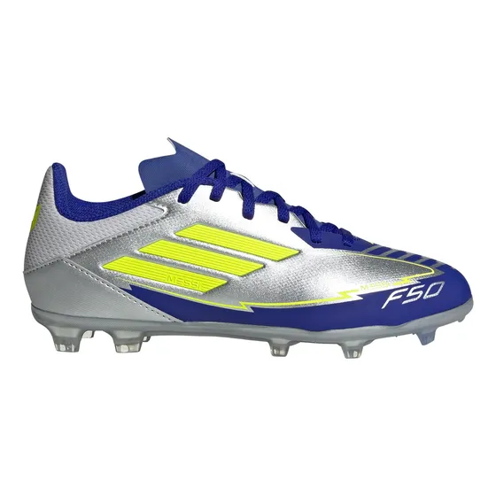 Botines adidas Fútbol F50 League Messi Niños Plata Ih0924