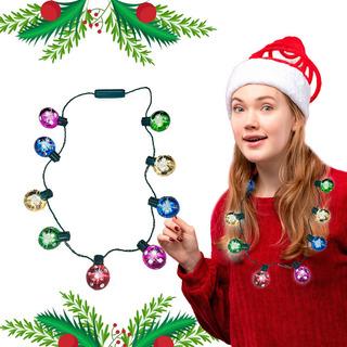 Aplicable A Collar Esferas Luces Navideñas Led Colores Aplicable A Collar Esferas Luces Navideñas Led Colores