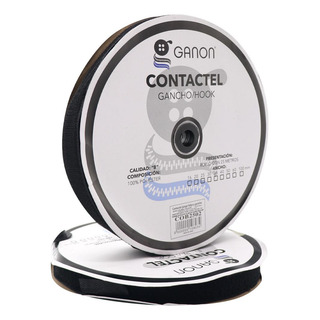 Contactel 25mts Rollo 25mm Juego Felpa Gancho Negro Contactel 25mts Rollo 25mm Juego Felpa Gancho Negro