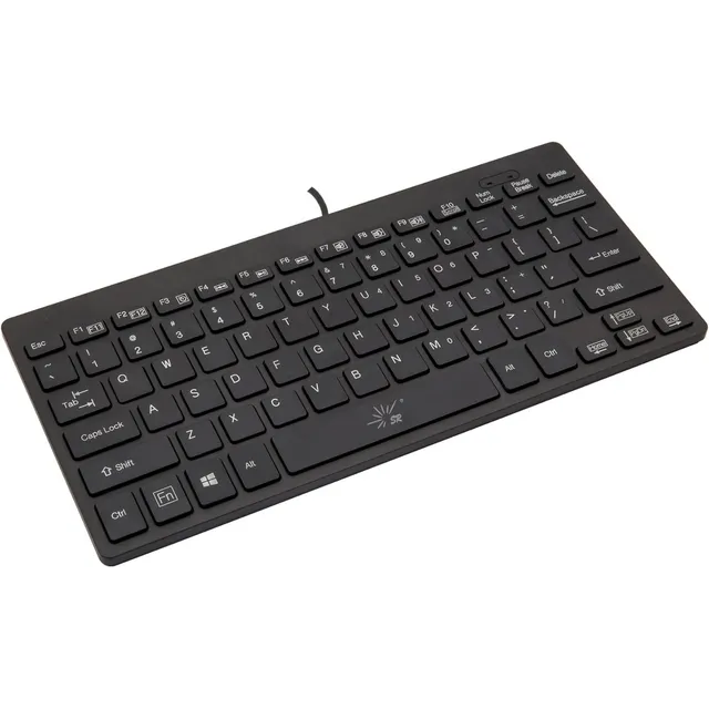Sr Mini Teclado Con Cable De Luz Delgada 78 Teclas Usb