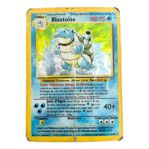 Card Pokémon - Machop 52/102 Base Set - Primeira Edição