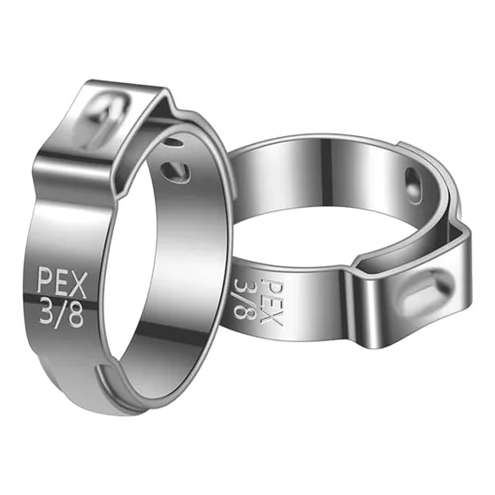 50 Anillos De Abrazadera Pex De 3/8 Pulgadas De Acero Inoxid