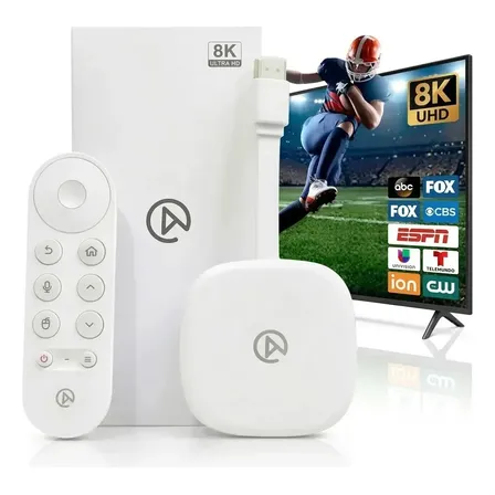 Smart Tv Stick V11 Ultra 8k Android Hdmi 3a Geração 2026 Branco