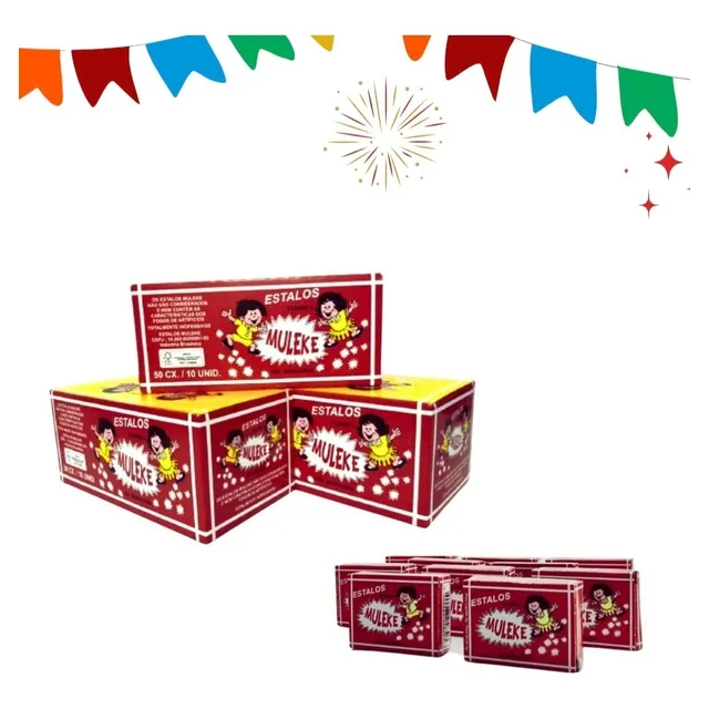 Kit 4 Caixas De Estalinhos Biribinha Bombinha Atacado