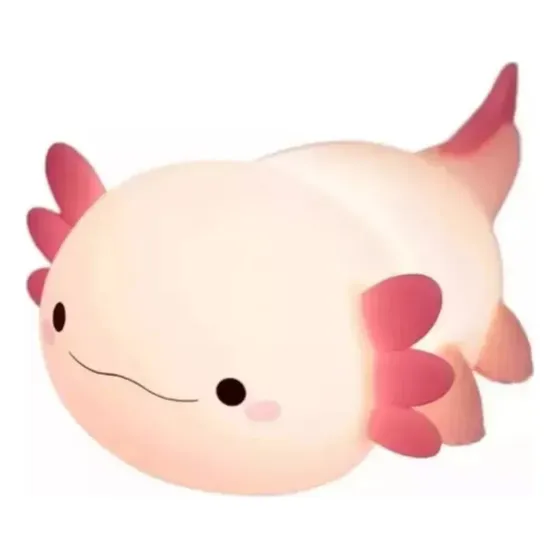 Wx Ff Luz Noturna Axolotl Para Quarto Infantil