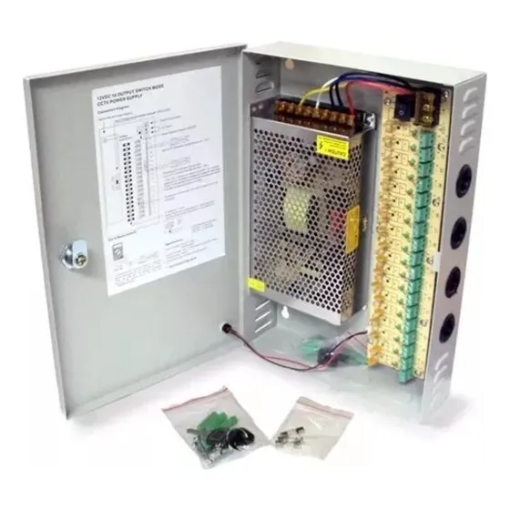 Fuente De Poder Centralizada 18 Canales 12v 30amp Con Llave