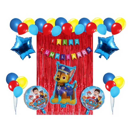 Kit Decoración Para Fiesta De Cumpleaños Temática (58 Pzas)