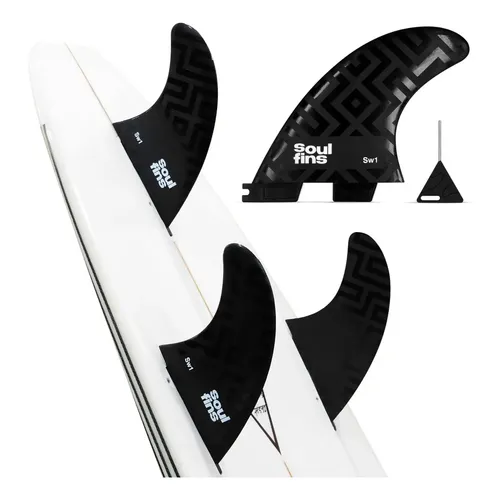 Quilha Longboard FCS II Connect 9.0 Fibra Vidro Surf Branca
