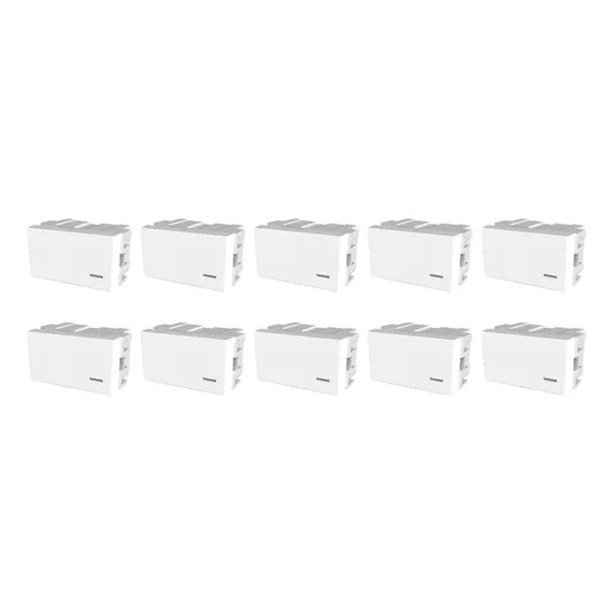 Módulo Punto Combinación Jeluz Interruptor Platinum X10