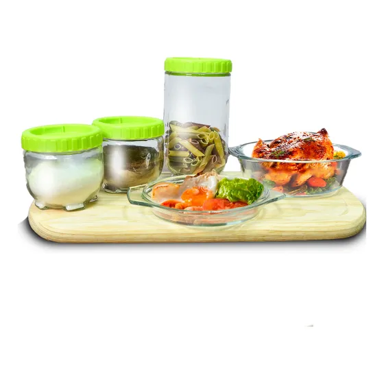 Juego De 3 Potes De Cocina Con 2 Piezas Refractarias Sujoya