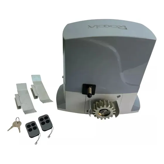 Motor De Portón Eléctrico Corredizo 800kg Marca Roccia