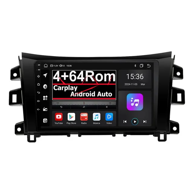 Auto Radio Estéreo Android Gps Para Nissan Np300 Frontier