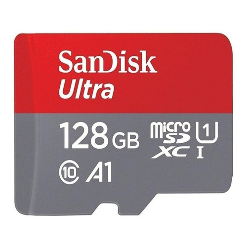 Cartão de memória SanDisk SDSQUAR-128G-GN6MA  Ultra com adaptador SD 128GB