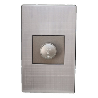 Dimmer Sencillo Placa Acero Inoxidable Dimmer Sencillo Placa Acero Inoxidable