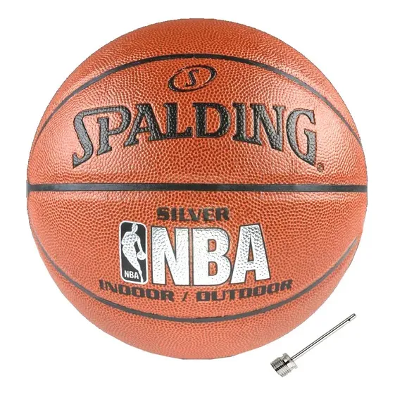 Balón Basketball Nba Spalding Baloncesto Silver #7
