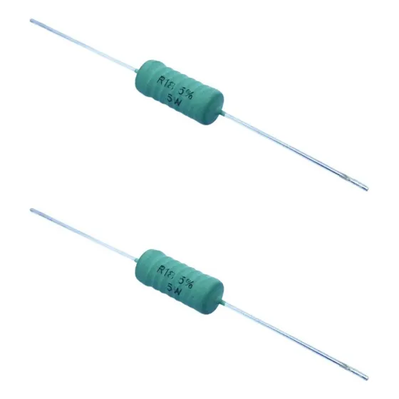 Resistor Fio 0r18 5w Verde Axial 5%