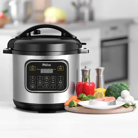 Panela de Pressão Multifuncional Philco 8L PPP80 12 funções