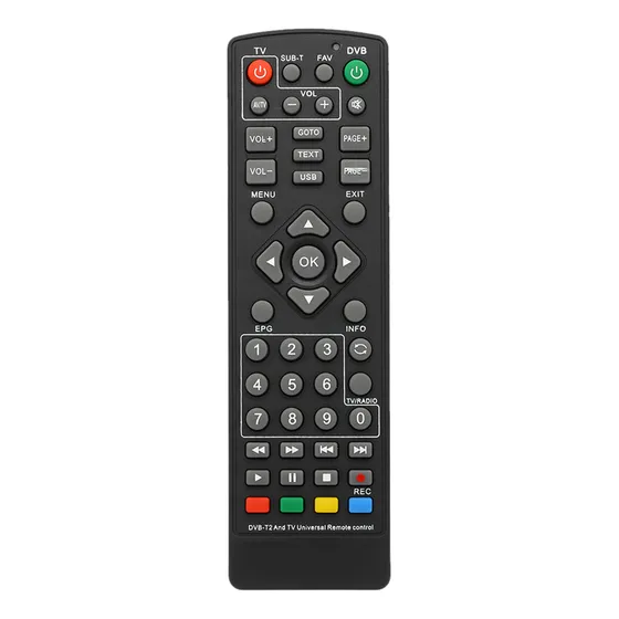 Decodificador Universal Dvb-t2 Con Control Remoto Y Visión I