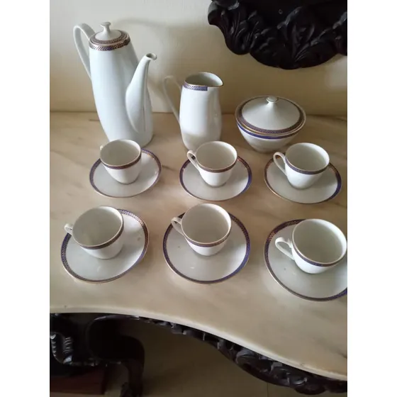 Juego De Cafe O Te Porcelana De Bohemia Importada