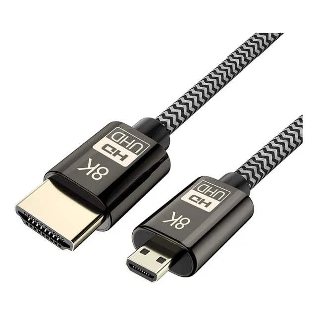 Xiwai Micro Hdmi A Hdmi 2.1 Ultra-hd Uhd 8k 60 Hz 4k 120 Hz