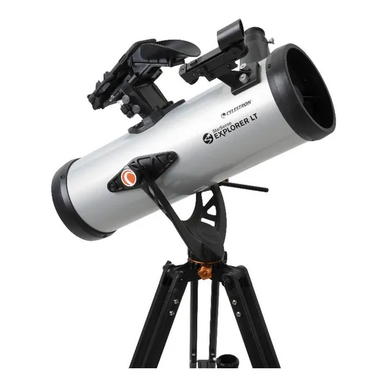 Telescópio Celestron Com Autoguide Smartphone Explorer Lt114