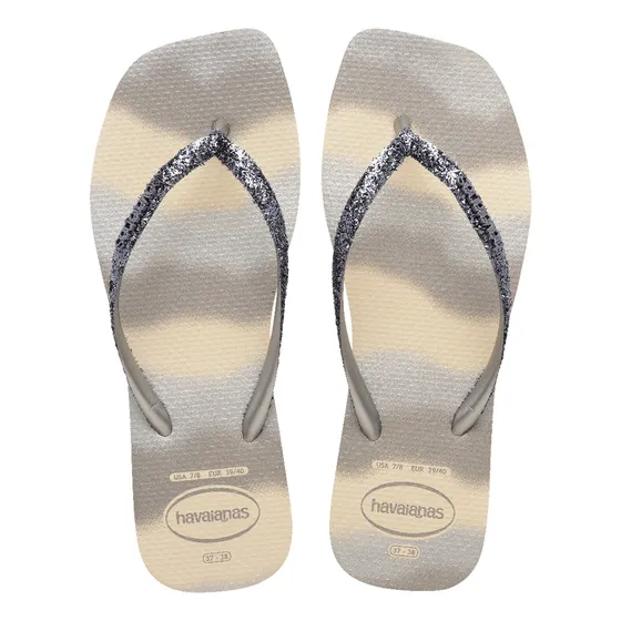 Chinelo Havainas Square Glitter Party Carnaval 2025