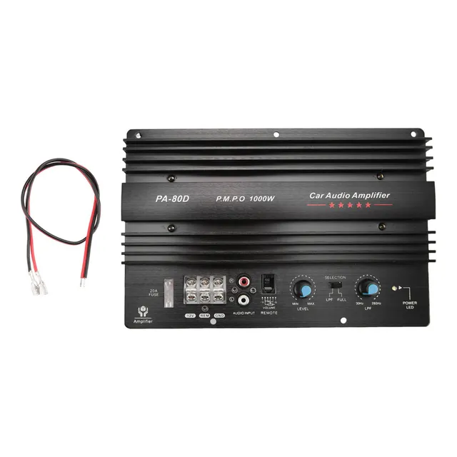 Amplificador De Áudio Automotivo Pa-80d 12v 1000w Amplificad
