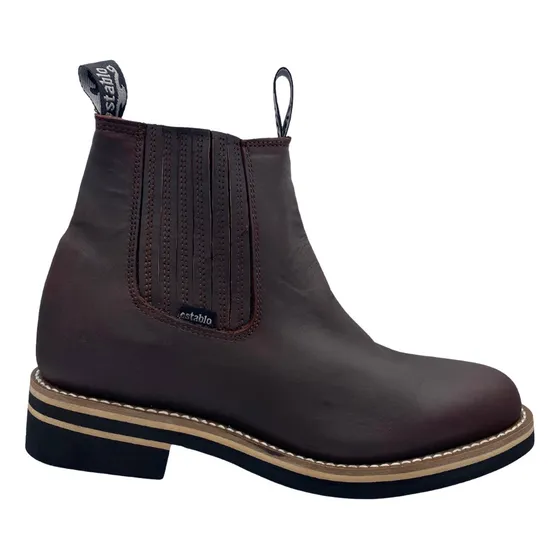 Bota Botín Establo Piel Res Suela Goma Modelo 515