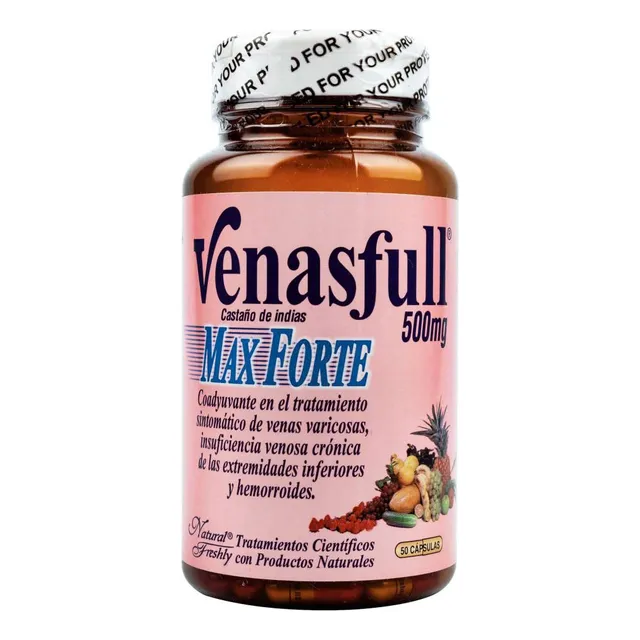 Venasfull Max Forte 50 Capsulas Castaño De Indias