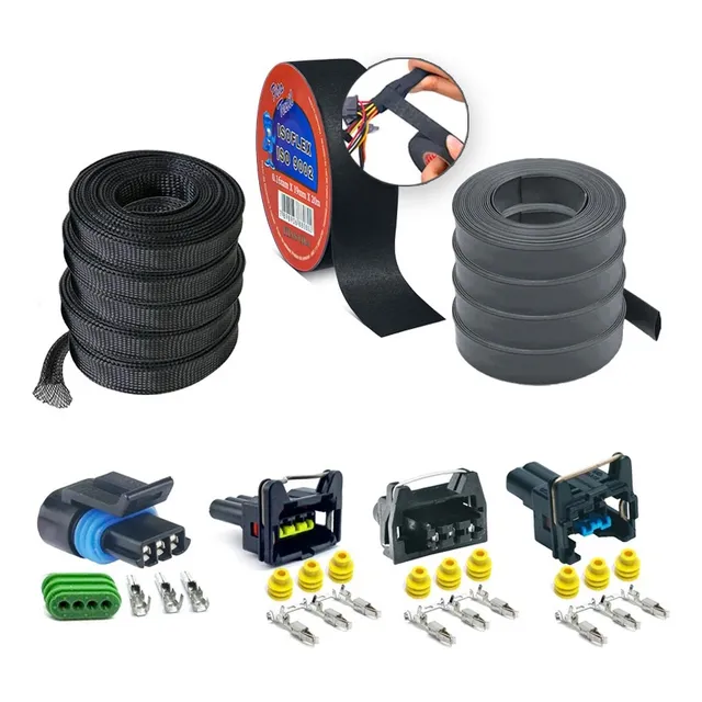 Kit Montagem Chicote Conector Malha Termo Fueltech Pandoo Tc